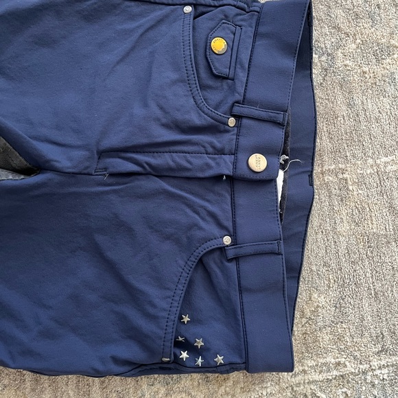 Anky Equestrian Full-Seat Dressage Riding Breeches 24 Long Navy - Picture 3 of 7